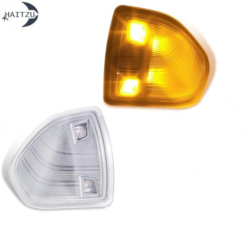 Haitzu LED Side Mirror Turn Signal Light Lamps Clear Cover Lens Compatible with The Following Models:Dodge Ram 1500 2500 3500 4500 5500 2010-2018 68302828AA 68302829AA - Image 4