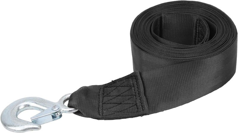 01 Boat Winch Strap, Professional Polyester Boat Winch Strap with Hook, Trailer Wave Runner for Boats Towing Heavy Duty Equipment - Image 3