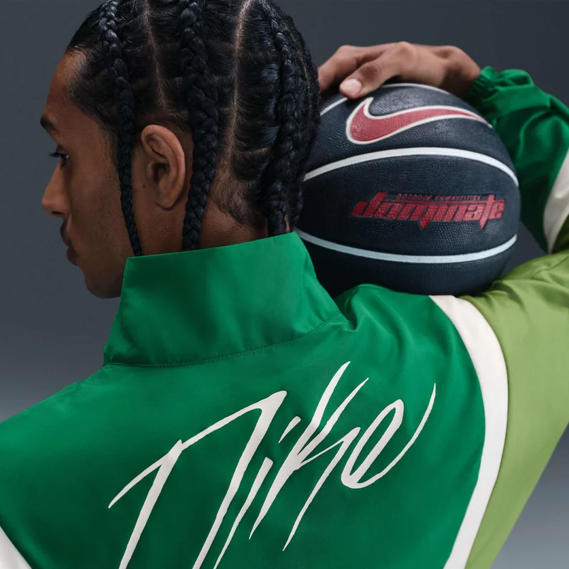 Nike Green Men's Icon Woven Basketball Jacket for Men | Best Price UAE