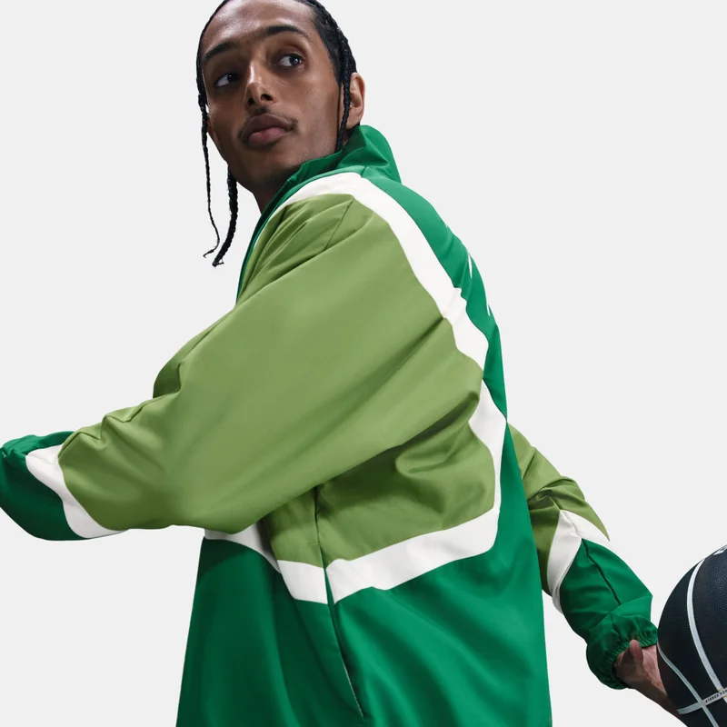 Nike Green Men's Icon Woven Basketball Jacket for Men | Best Price UAE