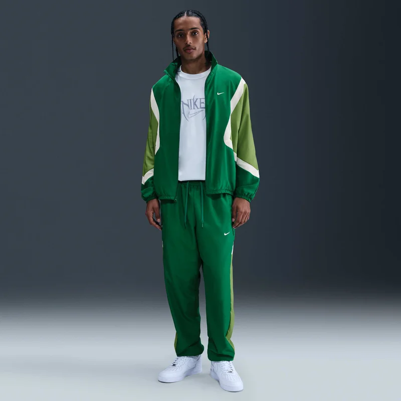 Nike Green Men's Icon Woven Basketball Jacket for Men | Best Price UAE
