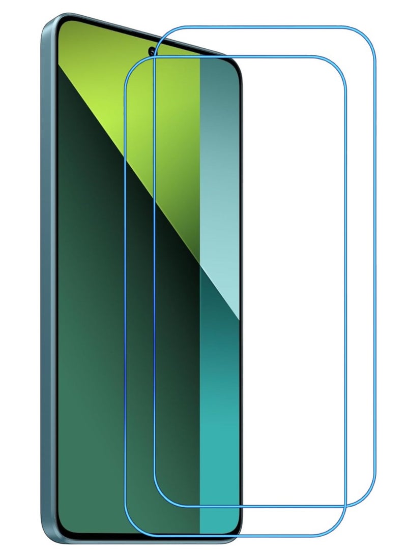 ACLIX 2 Pieces Antistatic ESD Dustproof Premium Quality High Definition Clear Tempered Glass Screen Protector Designed For Xiaomi Redmi Note 13  Pro - Image 1