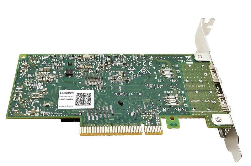 Lemspum 10/25GbE PCIE x8/x16 Ethernet Adapter Dual SFP28 Port with Mellanox ConnectX4 Lx MCX4121A-ACAT Chipset, 25gigabit Network Server Card Support Windows/Linux/VMare/OFED - Image 3