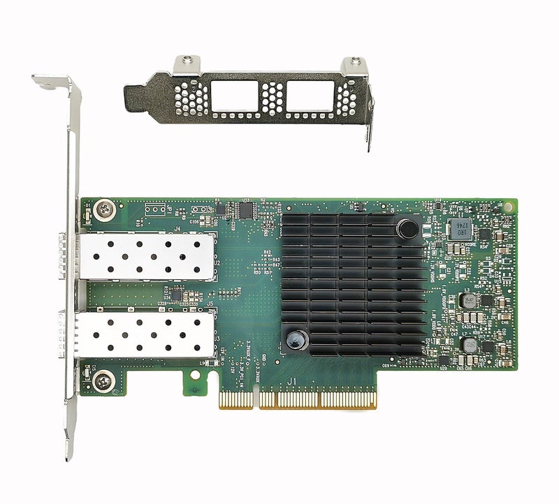 Lemspum 10/25GbE PCIE x8/x16 Ethernet Adapter Dual SFP28 Port with Mellanox ConnectX4 Lx MCX4121A-ACAT Chipset, 25gigabit Network Server Card Support Windows/Linux/VMare/OFED - Image 2
