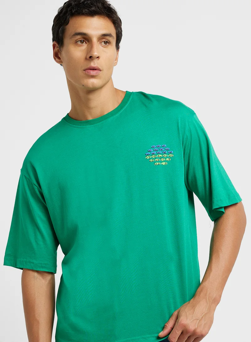 Seventy Five Oversized Graphic Tee