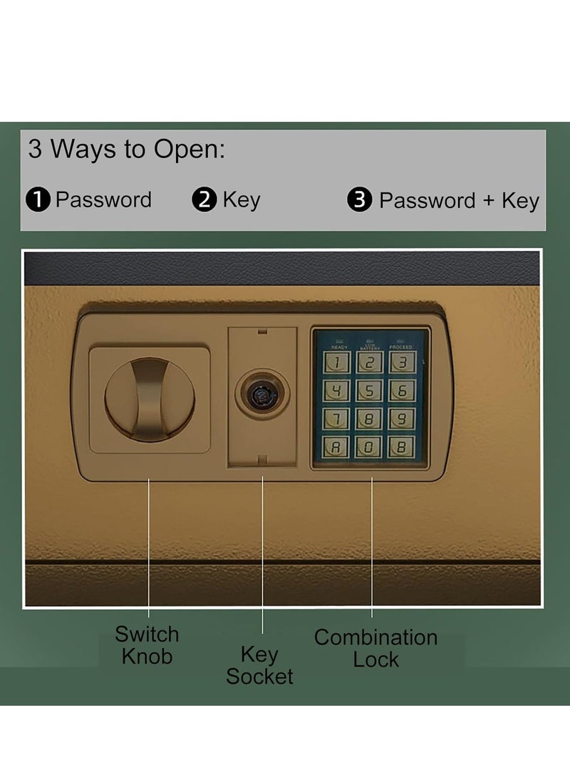 طاولة جانبية ذكية مع درج وخزنة، طاولات بجانب السرير بإضاءة LED مع محطة شحن، طاولة جانبية، طاولة ليلية حديثة لغرفة النوم والمكتب (اللون: رمادي فاتح، المقاس: 13.8x15.7x19.7 بوصة) - Image 5