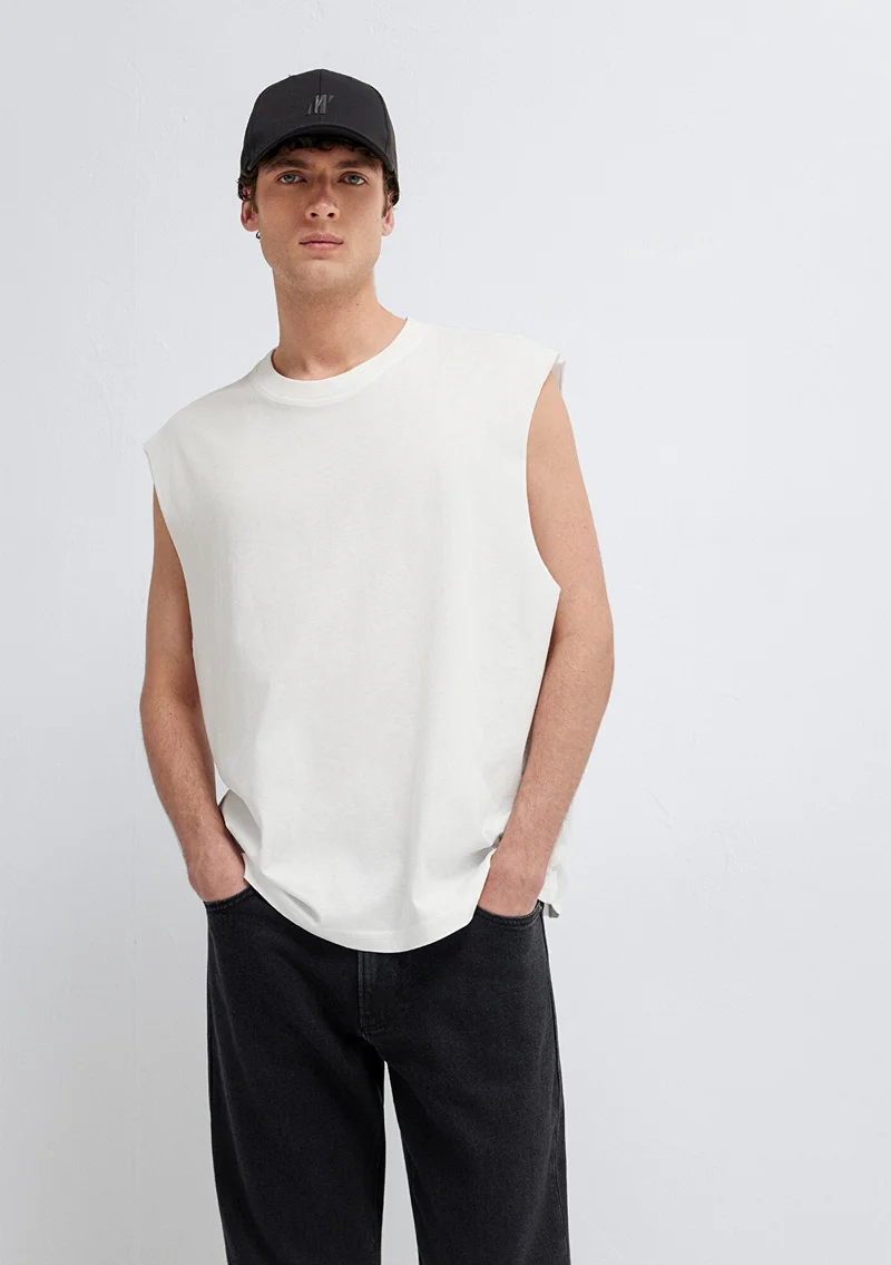 مافي Ecru Tank Top