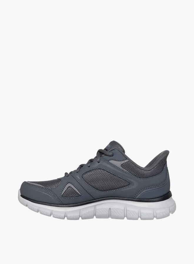 SKECHERS GREY Men TRACK Lace-Up Sports Shoes for Men | Best Price UAE