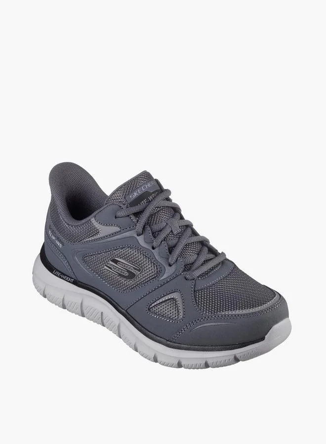 سكيتشرز Men TRACK Lace-Up Sports Shoes