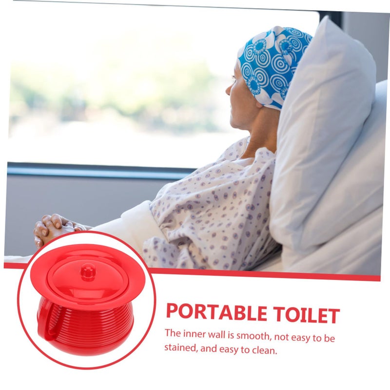 Valiclud Thickened Plastic Urinal with Lid for Kids Adults Portable Bed Pan Travel - Image 5
