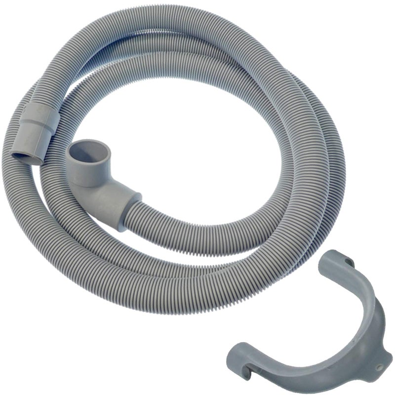 SPARES2GO Universal Washing MachineDishwasher Drain Hose Pipe 20mm  30mm  2 Metres