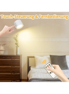 Wall Lights Wall Lamp with Remote, 5V Battery Operated Wall Sconce 2000mAh Rechargeable Battery, 3 Color & Dimmable, Led Wall Light with a Magnetic Link Base - pzsku/Z1F2EF9D088EAF3240987Z/45/_/1728539996/8c962a00-38cc-4bee-ad95-faf035f4b556