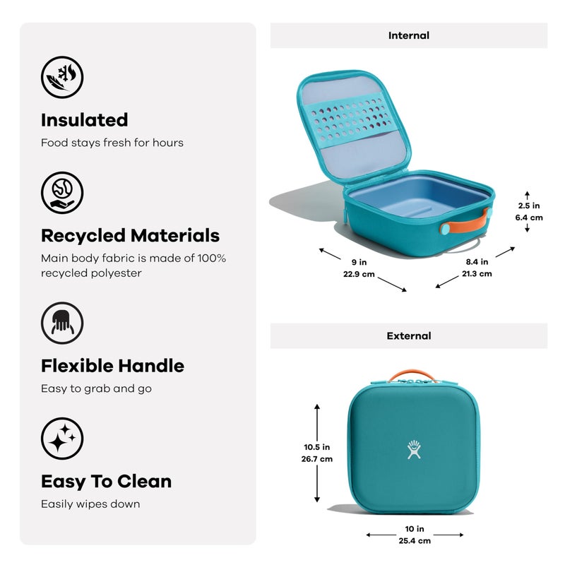 Hydro Flask Kids Small Insulated Lunch Box Dew - Image 3