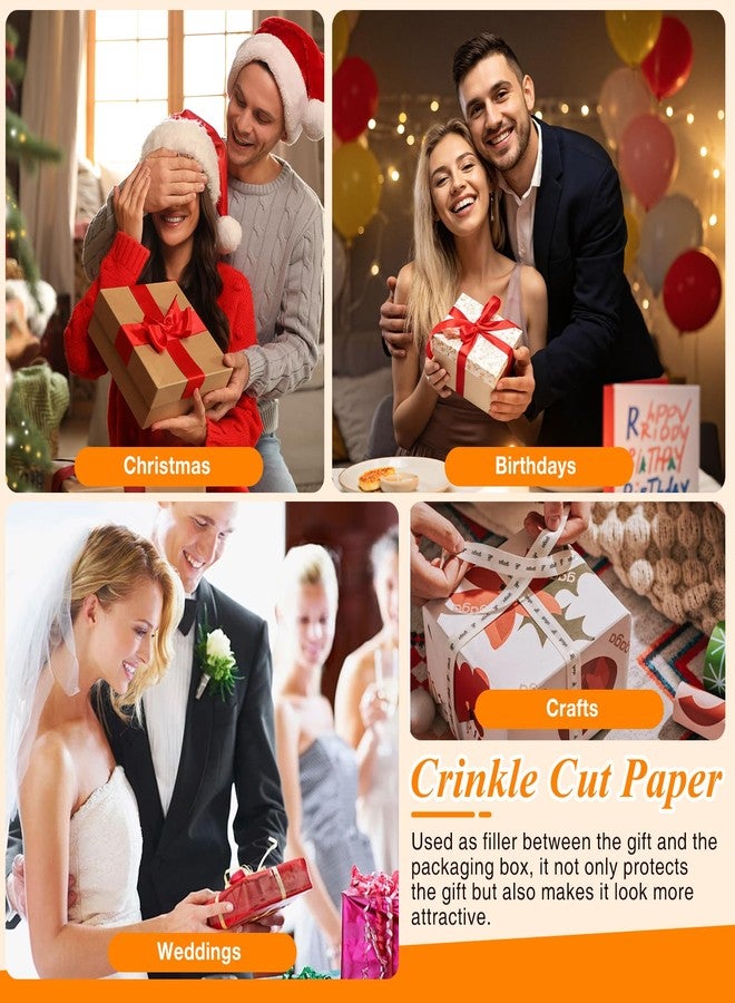 LINSIRON Kraft Crinkle Cut Paper Shred Filler, 1lb(16oz) Brown Shredded Paper for Gift Box Basket Wrapping, Grass Cushion Paper Streamer Stuffing Christmas Wedding Birthday Bridesmaid Handicraft - Image 5