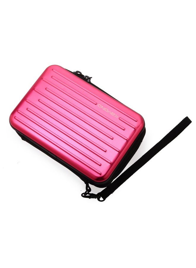 KAYOND Anti-Shock Silver Aluminium Carry Travel Protective Storage Case Bag for 2.5" Inch Portable External Hard Drive HDD USB 2.0/3.0 (Red) - Image 3