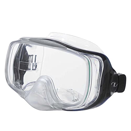 TUSA M-32 Imprex 3D Hyperdry Scuba Diving Mask, Black - Image 4