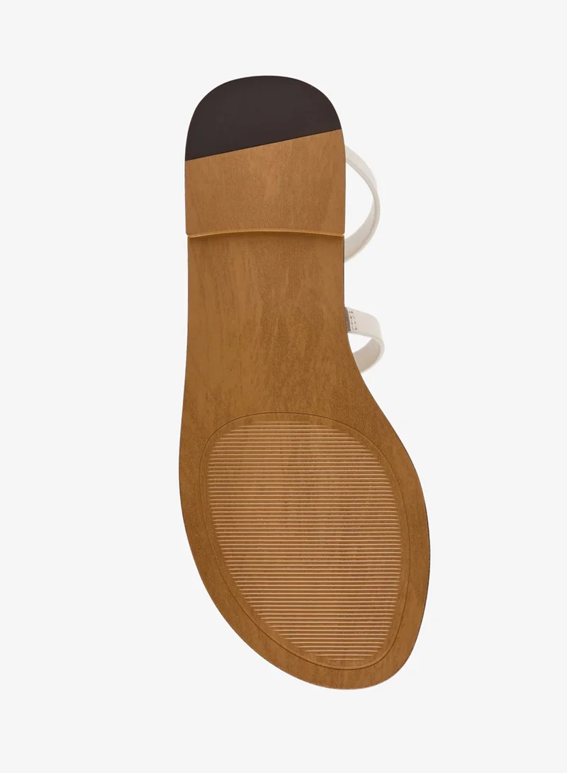 STEVE MADDEN  Steve madden alma women's bone leather flat sandals for Women | Best Price UAE