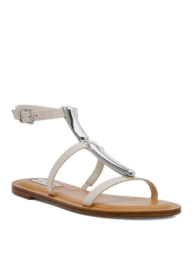Alma Women's Light Yellow Flat Sandals