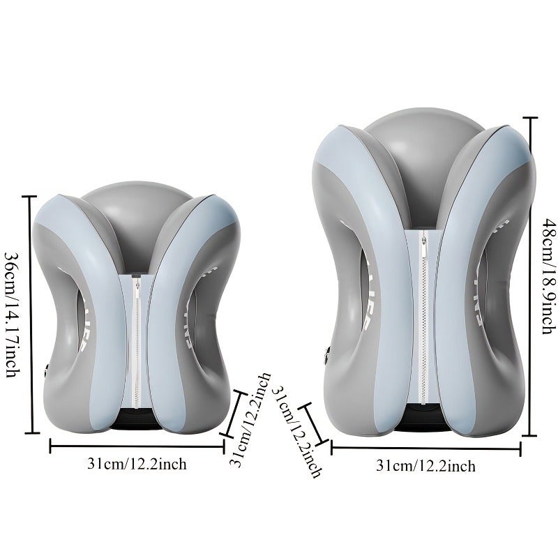 1pc Inflatable Sleeping Pillow, Can Be Used as a Cushion, Multi-functional, Foldable and Portable, Suitable for Traveling, Office Work, Naps, High-speed Rail, Cars, Soft and Comfortable, for Family, Couples Festivals Gift - Image 3