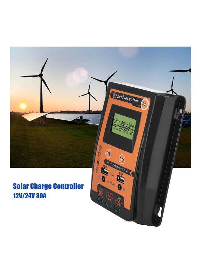 NIBEMINENT Solar Charge Controller Orange/Black - Image 4