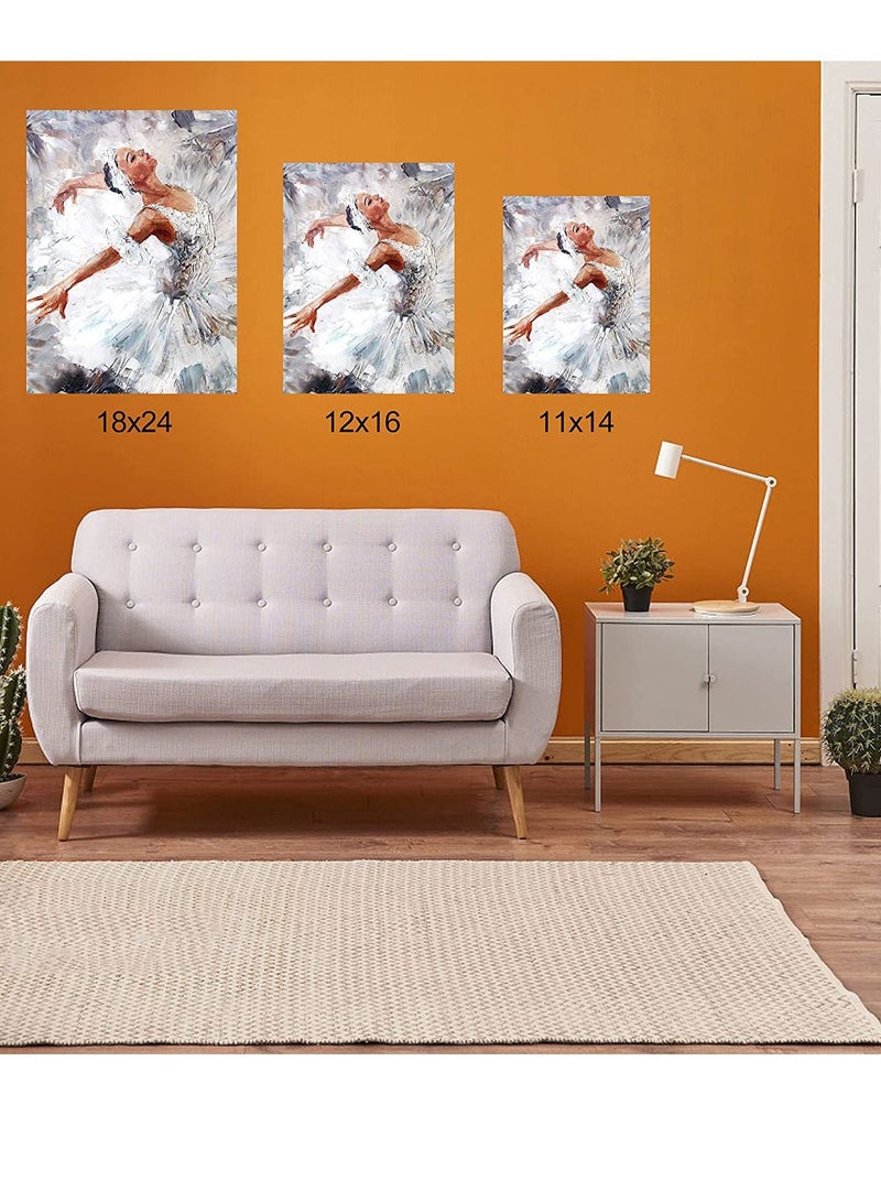 SYOSI Canvas Boards for Painting Art Supply Acrylic Artist Painting Set with Table Easel, Canvas Panel X 5 Different Size - Image 5