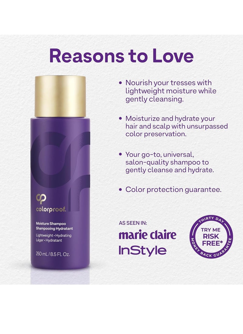 ColorProof ColorProof Moisture Shampoo Hydrating Sulfate-Free Shampoo for Color-Treated Hair, Mojito Mint Scent  - Image 2