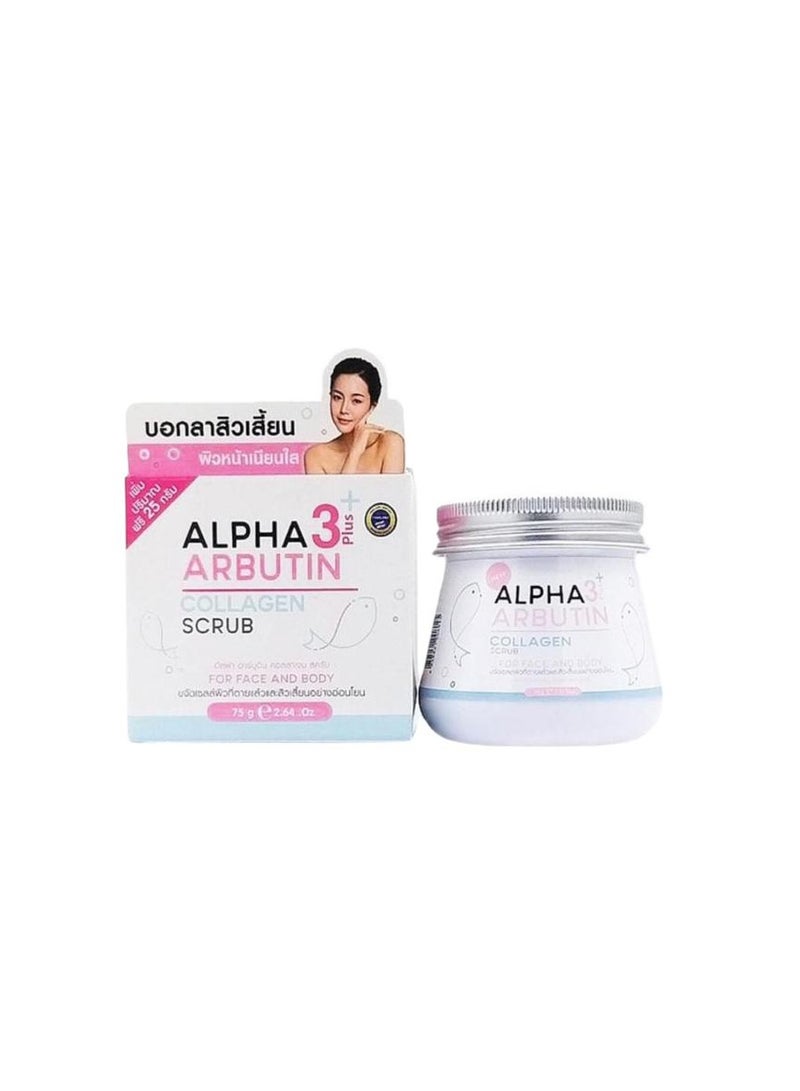 Alpha Arbutin Alpha 3plus arbutin collagen scrub