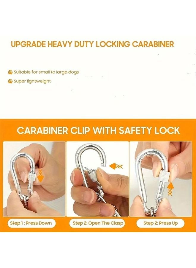 Durable 5m 196 85in Metal Cable Rust Resistant Outdoor Railing Garden Fence Dog Leash - Image 4