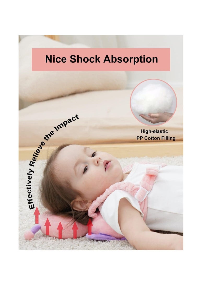 Baby Head Protector Toddlers Head Safety Pad Cushion Adjustable Backpack Baby Back Protection for Walking and Crawling for Age 5 to 24months Brown - Image 4