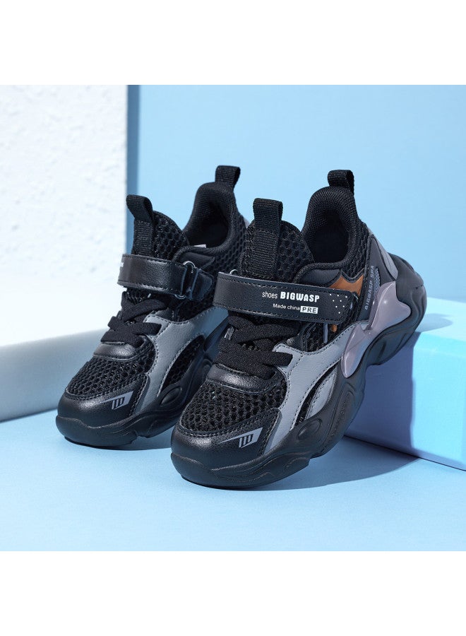 Bumblebee Boys' Sneakers, Kids' Breathable Mesh Running Shoes For Summer, Children's Casual Shoes For Boys And Girls, School Students' Sports Shoes - Image 3