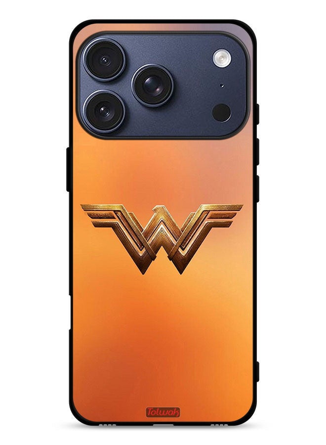 Tolwak Apple iPhone 17 Pro Protective Case Cover Wonder Women Logo - Image 1