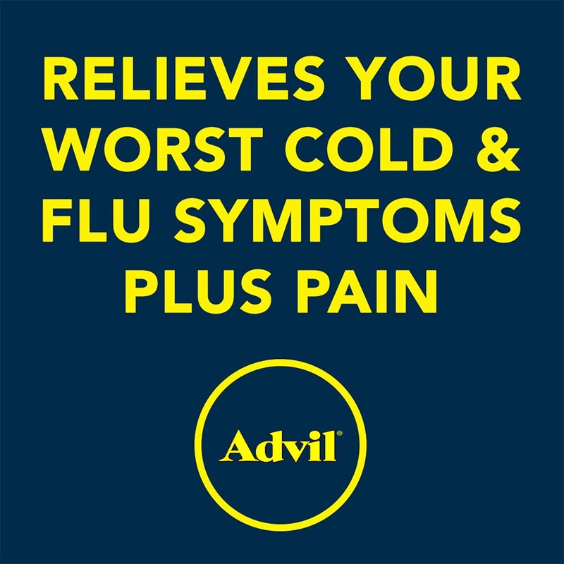 Advil Multi Symptom Cold and Flu Medicine Cold Medicine for Adults with Ibuprofen Phenylephrine HCL and Chlorpheniramine Maleate 20 Coated Tablets - Image 5