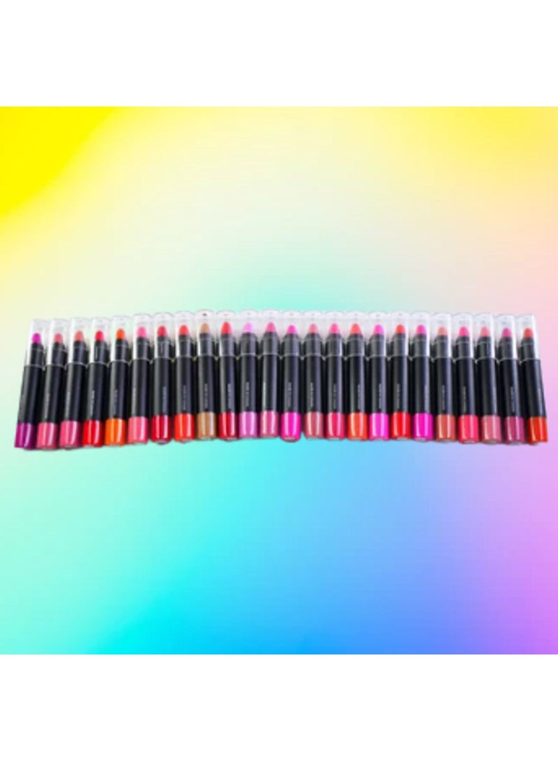 Matte Lipstick Set 24 Pieces Multicolor - Image 1