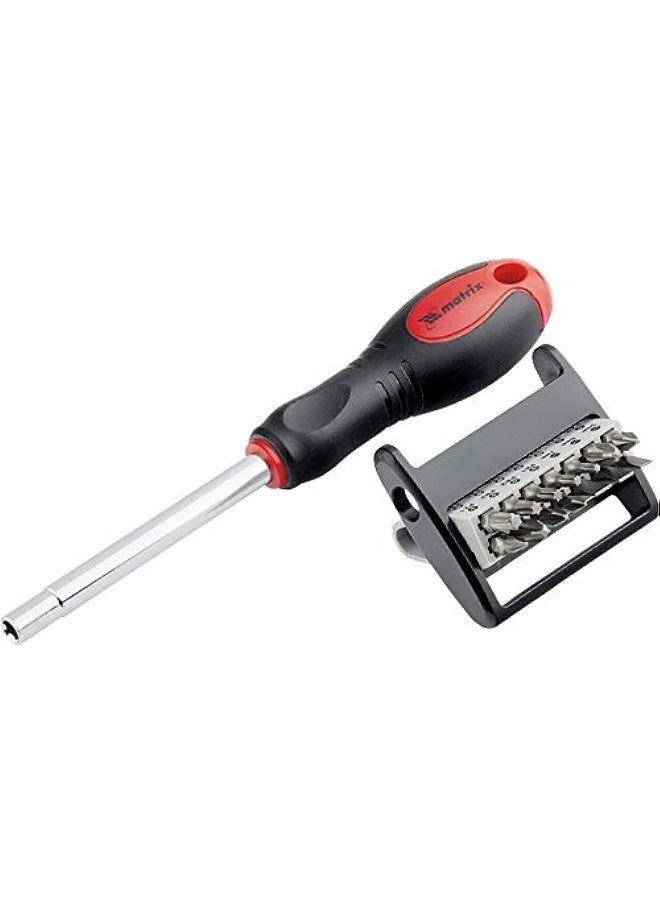 Screwdriver With Bit Set Crv 14 Pieces