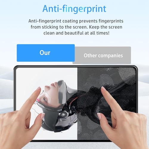 NOUKAJU [3 Pack] Screen Protector for REDMAGIC Astra Gaming Tablet 9.06inch, HD Tempered Glass,9h Hardness,Scratch,Anti-Fingerprin,Tempered Glass Film Guard for REDMAGIC Tablet 3 Pro - Image 4