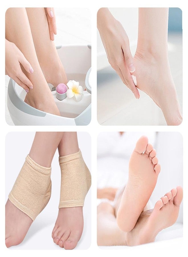 YERGOFE Moisturizing Heel Socks - 3 Pair - Gel Sock Set for Men, Women & Kids, Plantar Fasciitis & Arch Support - Image 3