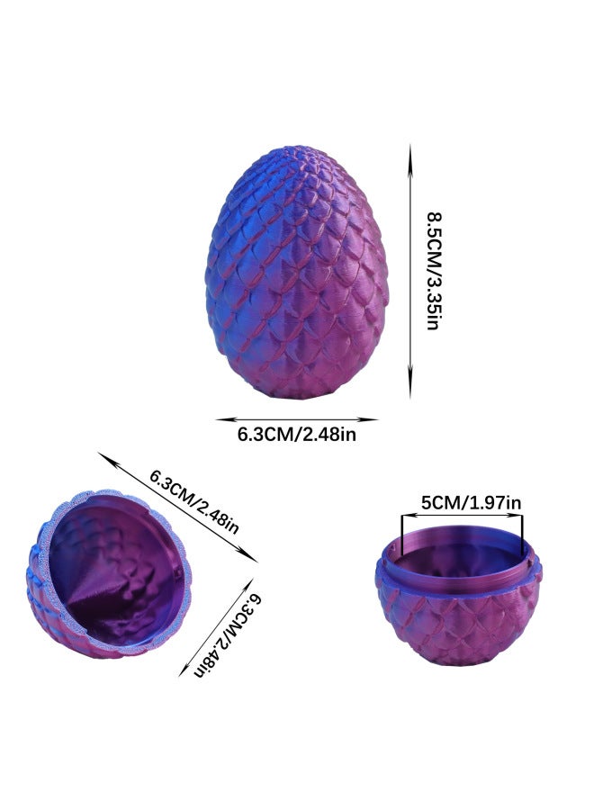 3D Printing Lotus Dragon Egg Dragon Ornaments Chinese Dragon Suit-Color:Chinese Dragon Suit (silk Yellow)-Specifications:11cm Eggshell + 30cm Dragon  - Image 3