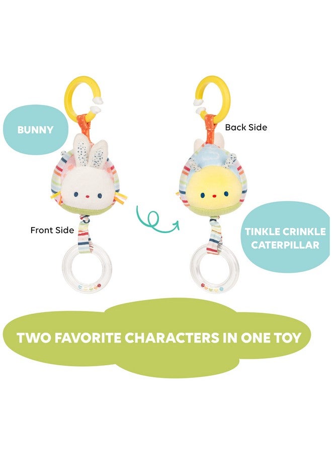 غاند لعبة Gund Tinkle Crinkle Pull And Play الحسية، لعبة حيوانية ناعمة للغاية للأطفال والمواليد الجدد - Image 2