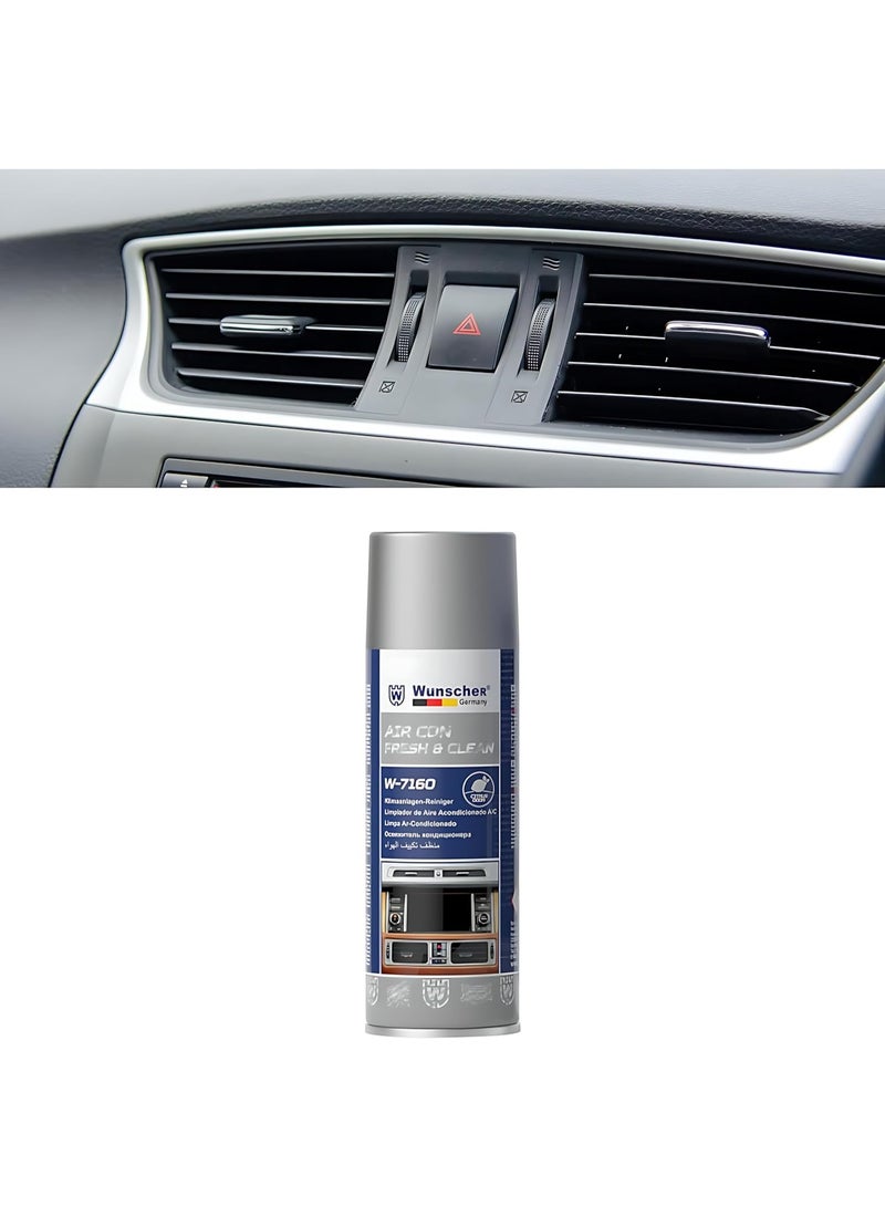 ونشر منظف مكيف هواء ألماني، هواء نقي ومنعش لمنزلك وسيارتك، يزيل الروائح الكريهة الناتجة عن البكتيريا والعفن في أنظمة تكييف هواء السيارة - 200 مل - Image 5