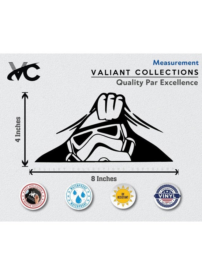 Valiant Collections ملصقات بيكينغ بوبير - ملصق فينيل للسيارة والفان - للاستخدام الداخلي والخارجي لفترة طويلة - ملصقات مقاومة للماء لزجاجات المياه واللابتوب - ملصق قابل للإزالة للمرايا - VC 394 - Image 5