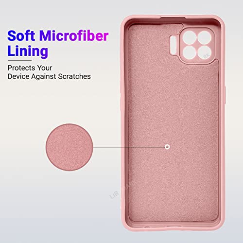 LIRAMARK Silicone Soft Back Cover Case for Oppo F17 Pro / A93 / Reno 4F (Pink) - Image 4