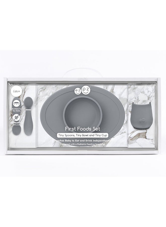 ازبيز EZPZ - طقم الطعام الأول - رمادي - Image 5
