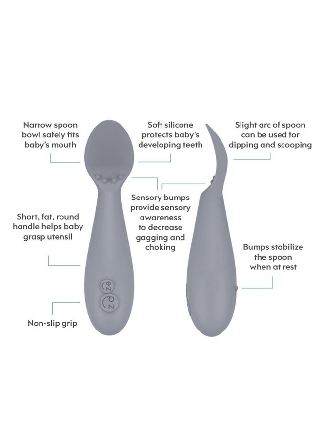ازبيز EZPZ - طقم الطعام الأول - رمادي - Image 4
