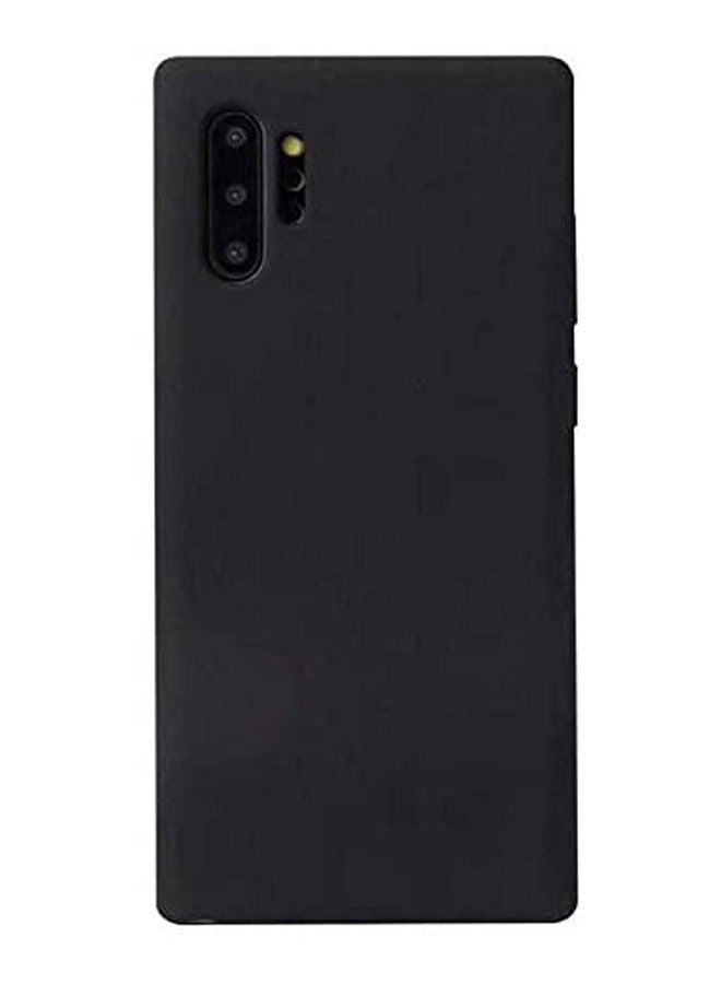 نيبمينينت غطاء حماية مصنوع من السيليكون السائل مضاد للسقوط لجهاز سامسونج جالاكسي نوت 10 بلس لون أسود