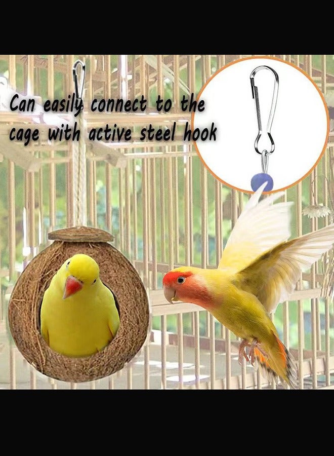 Generic 7-Piece Bird Swing Chewing Toy Set  for Cage, Budgie Cage Toys, Bird Cage Accessories, Hammock Swing Hanging Accessories for Cockatiels, Conures, Lovebirds, Hummingbird, Finches - Image 5