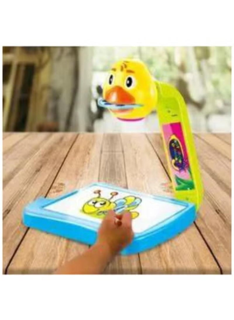 null - Projector Learning from Little Treasures Draw and Trace with duck shaped projector, 3 slide lantern plates... - Image 1