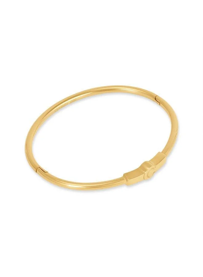 CERRUTI 1881 Flavia Gold Plated 316L Stainless Steel Bangle for Women