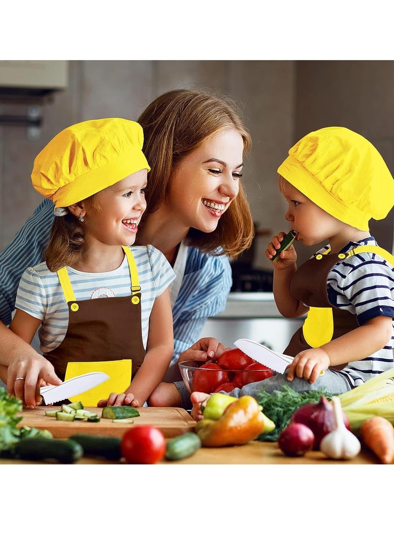 Hanayo 21 Pcs Safe Knife Kid Toddler Kitchen Set for Real Cooking,include Cutting Board Crinkle Cutters Cleaning Tools Apron,Montessori Kitchen Tool Toy for Girl Boy, Educational Gifts for Birthday Party - Image 5