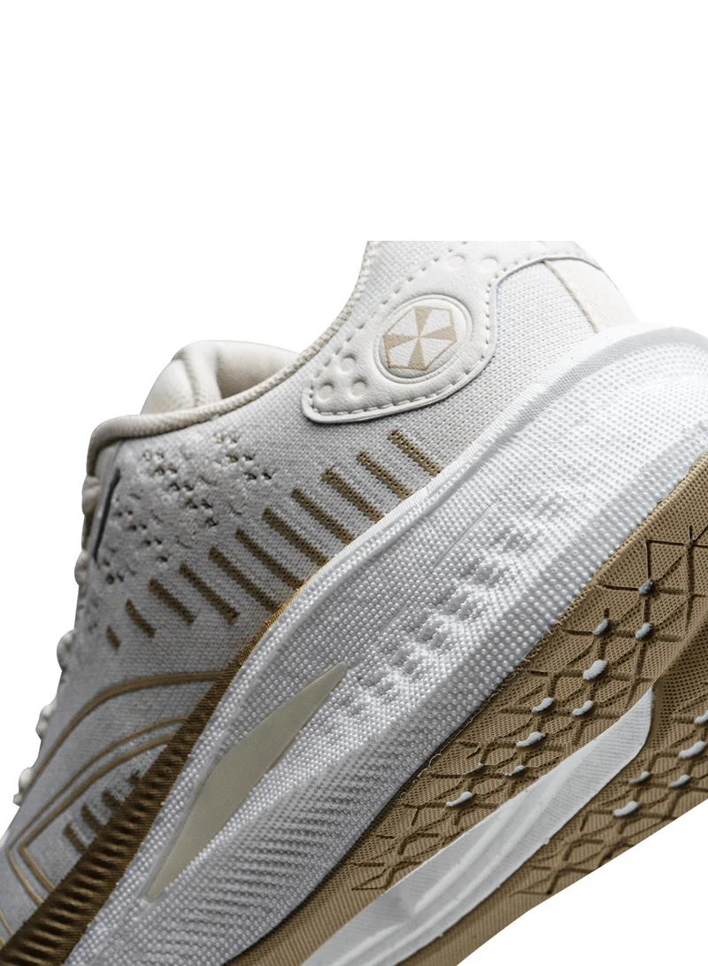 HUNDRED Hundred Sprintpace  Multipurpose Shoes | Running, Walking, Training, Gym & Jogging | Active Grip | HexaFoam Technology |Carbon Fibre Support Plate (Beige/Peach Puff - EUR 41)