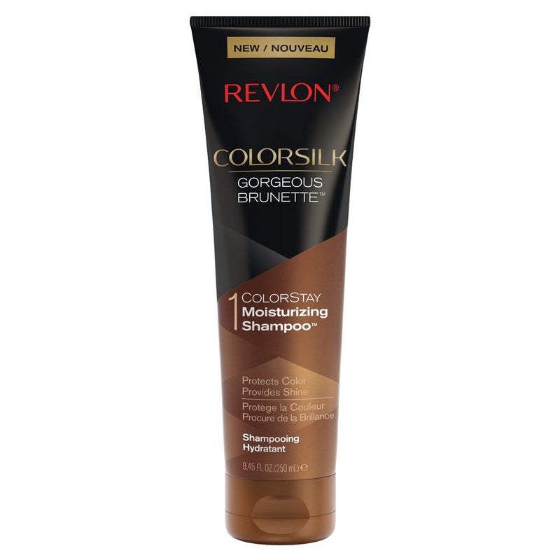 Revlon Colorsilk Care Shampoo, Brown, 8.45 Fluid Ounce - Image 1
